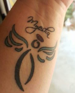 Myesha tattoo